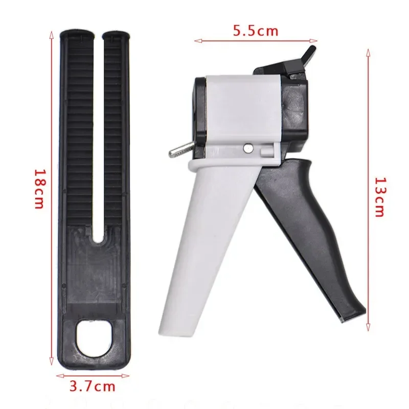 

Dentist Glue Gun Applicator Glue Adhensive Squeeze Mixed 1:1 /1:2 Manual Caulking Gun Dispenser