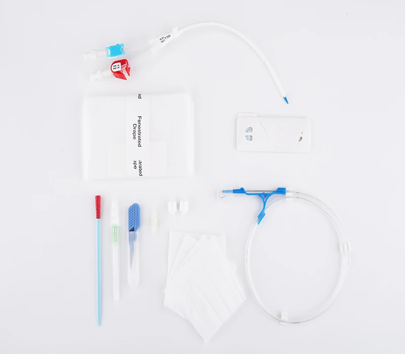 Professtional Pet Animal Canine Feline Cat Dog Central Venous Catheter Hemodialysis Arterial Infusion Clinic Kit Supplies