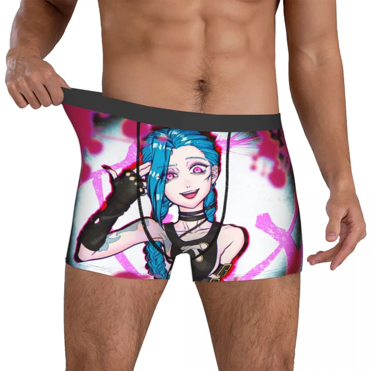 Cool Girl Arcane LOL Underpants Cotton Panties Man Underwear Ventilate Shorts Boxer Briefs