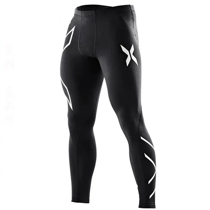 Men\'s sports pants compression quick-drying fitness sports leggings sportswear training basketball tights gym running shorts men