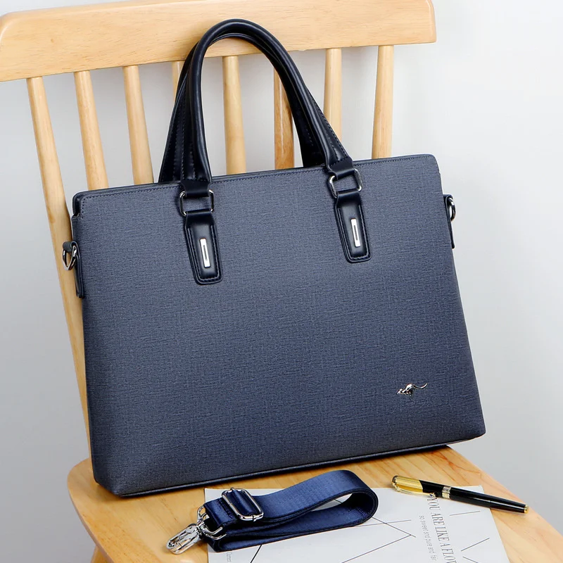 Business Men's Executive Briefcase Waterproof Laptop Handbag Office Shoulder Crossbody Bag Conference File Tote