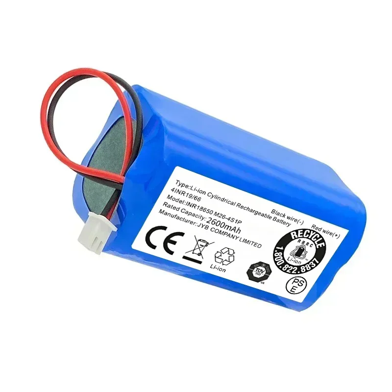 

18650 14.4V 2600mAh Rechargeable Lithium Battery Pack, Used for Amplifiers, Speakers, Bluetooth Speakers, Lever Speakers, Etc.