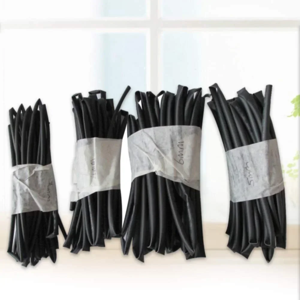 4 PCS Heat-shrink Tubing Thermoresistant Tube Heat Shrink Wrapping Kit 3/4/5/6mm Diy Insulation For Cables Shrink Wrap