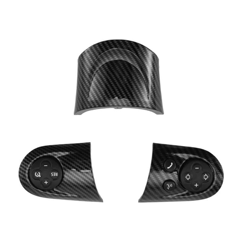 

Multifunction Steering Wheel Switch Button Trim Cap In Carbon Fiber For MINI Cooper R55 R56 R57 R58 R59 R60 R61 Car Accessories