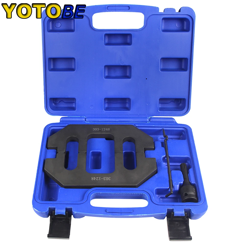 4PCS 303-1248 Camshaft Holding Tool Kit Timing Alignment Holder Tool Set for Ford Mustang Explorer MKX 3.5L & 3.7L 4V Engines