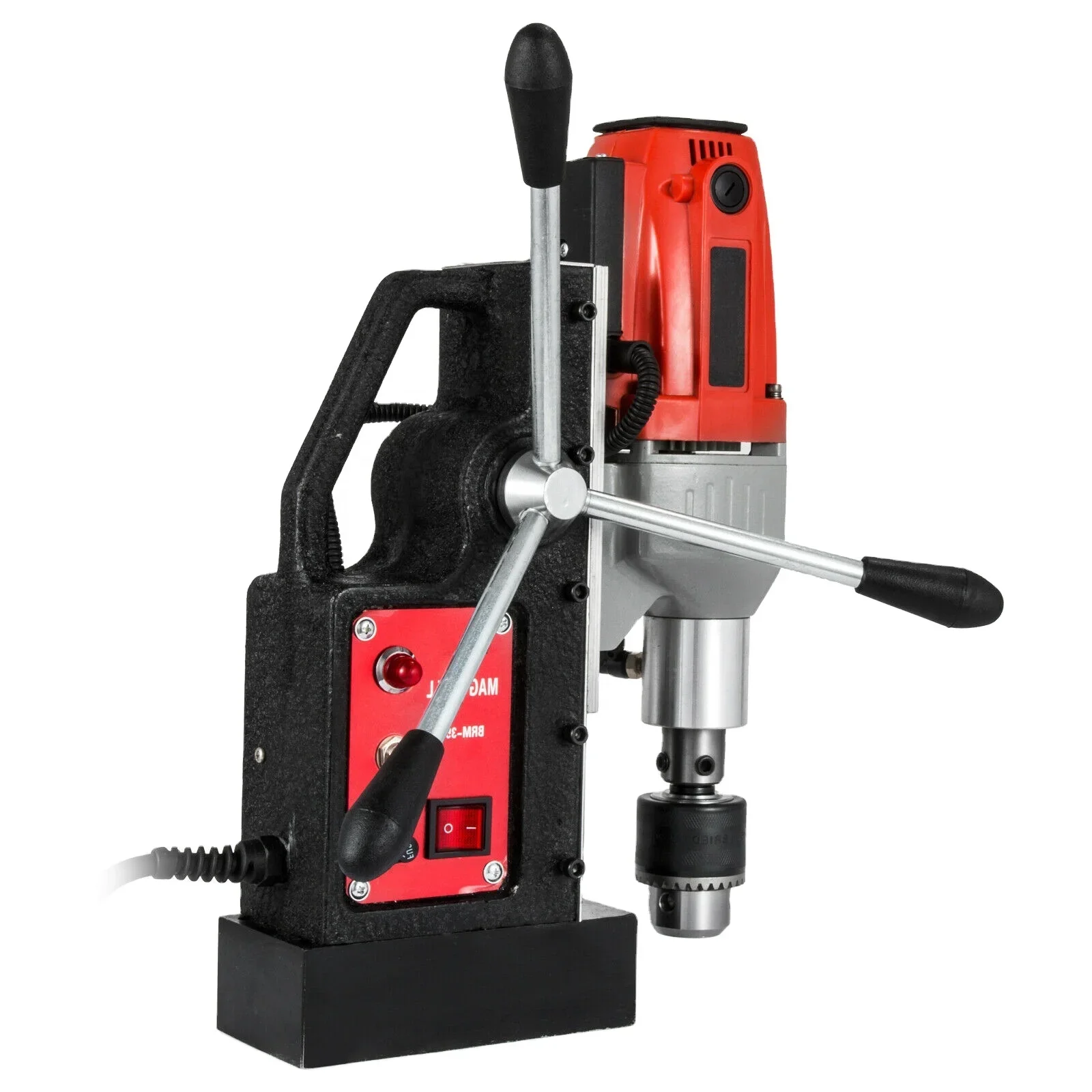 

Настольный сверлильный станок SUBORUI Mini Drill Press, портативный магнитный сверлильный станок с кольцевой фрезой HSS