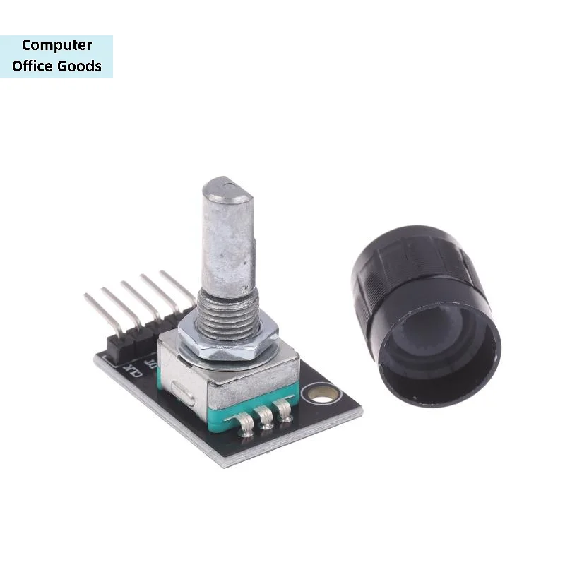 【KY-040 360 Degree Rotary Encoder Module With Push Button 20 Pulse 5VBrick Sensor Modules For Arduino Or DIY Electronics】 view 3