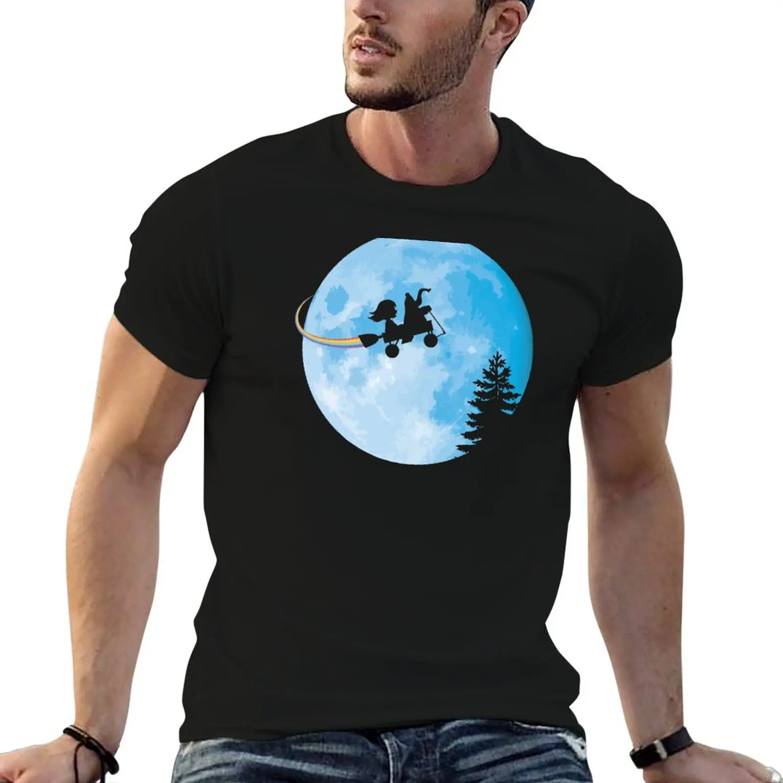 Taking Her to the Moon T-Shirt Blouse custom t shirt Men's t-shirt