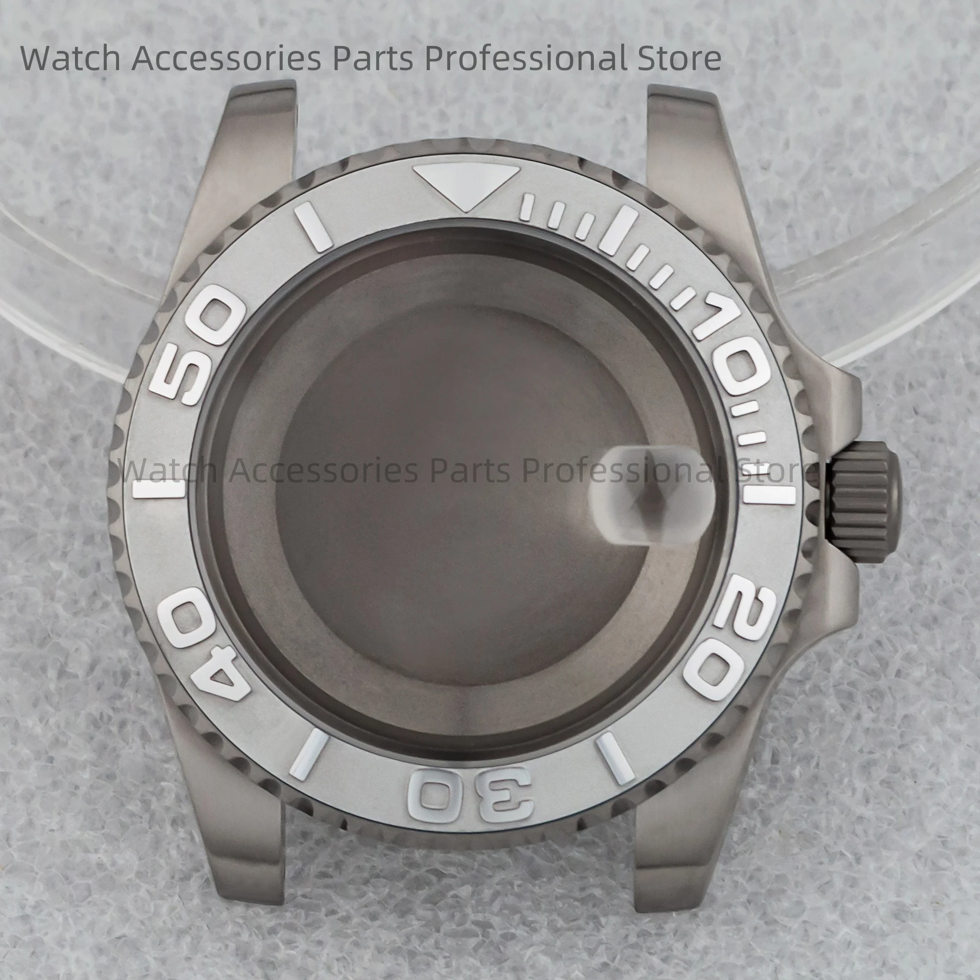 Titanium Watch Case 40mm Titanium Case Sapphire Glass Titanium Watchcase  For ETA 2824 NH35 NH36 SUB GMT Watch Accessories