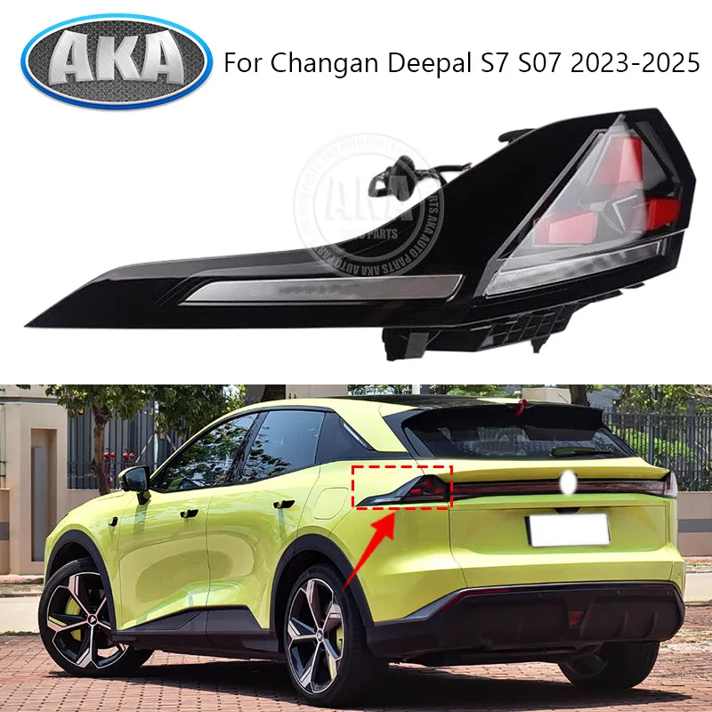 Car Rear Light Tail Light Tail Lamp For Changan Deepal S7 S07 2023-2025 Rear Brake Light Stop Lamp Signal Light Taillamp