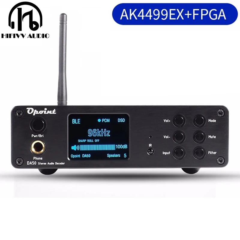 

HI FI AK4499EX AK4499 Bluetooth 5.1 Amplifier DAC Generation Flagship DAC APTX LDAC decoder OPA627BP OPA1612 OP AMP es9068 5 1