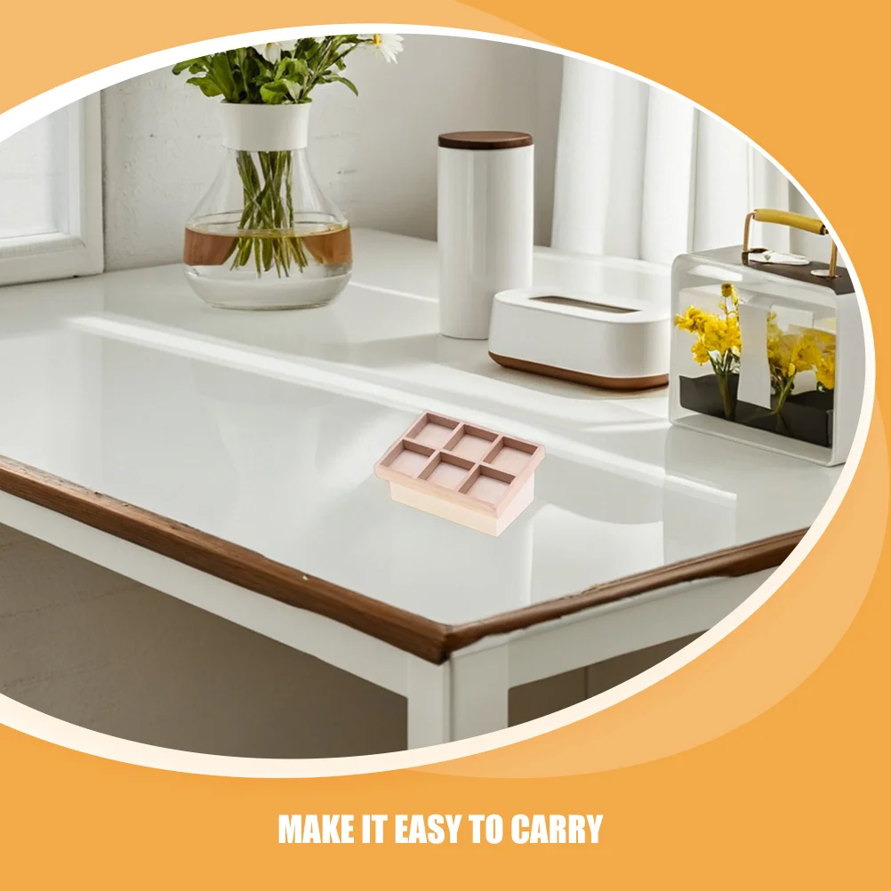 رف بيت الدمى الخشبي المصغر: رف عرض الخضروات والفواكه الطبيعي غير المطلي لمتجر البقالة لديكور المناظر الطبيعية الصغيرة #4