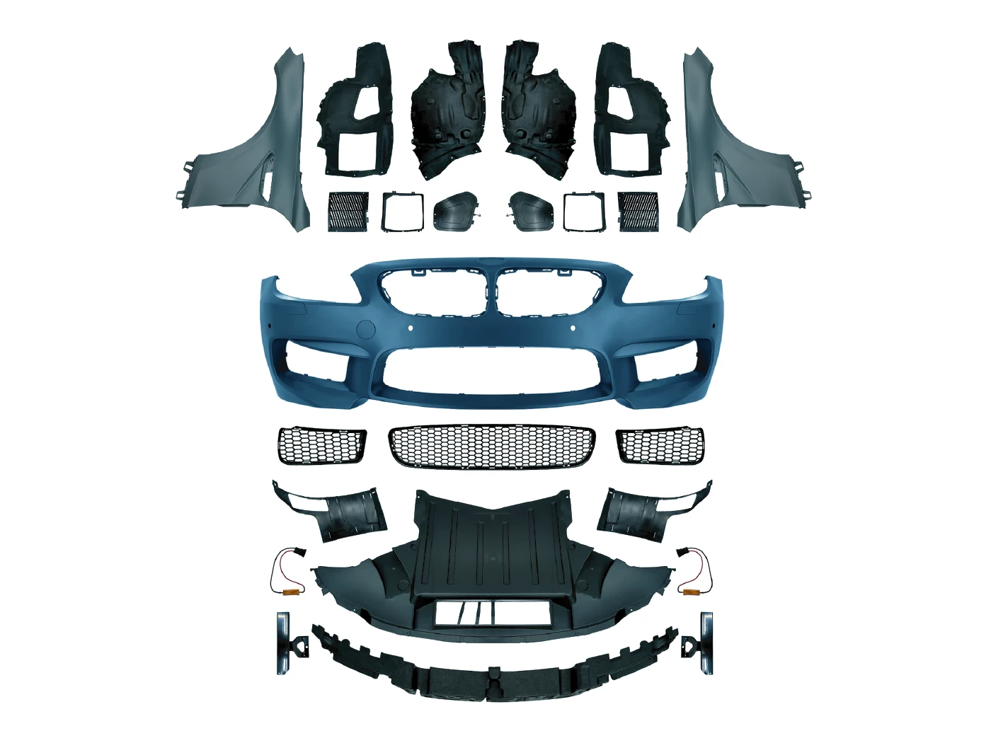 

For S 6 Series F06 (2011-2018 ) M6 Surround Bodykit Including Carbon Fiber Tail Throat