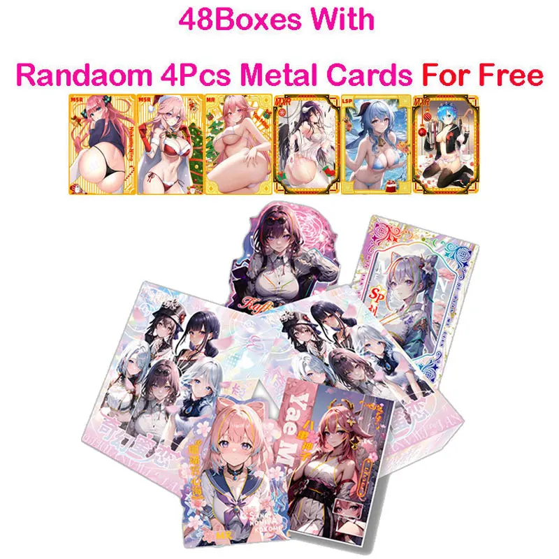 

Wholesale 2024 Newest Qi Huan Mi Lian Collection Card Waifu Box CCG ACG TCG Game Palying Doujin Toys And Hobbies Gift