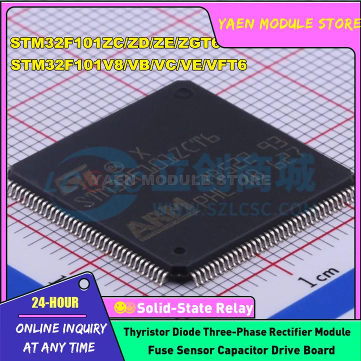 5PCS/LOT STM32F101ZCT6 STM32F101ZDT6 STM32F101ZET6 STM32F101ZGT6 STM32F101V8T6 STM32F101VBT6 STM32F101VCT6 NEW MCU IN STOCK