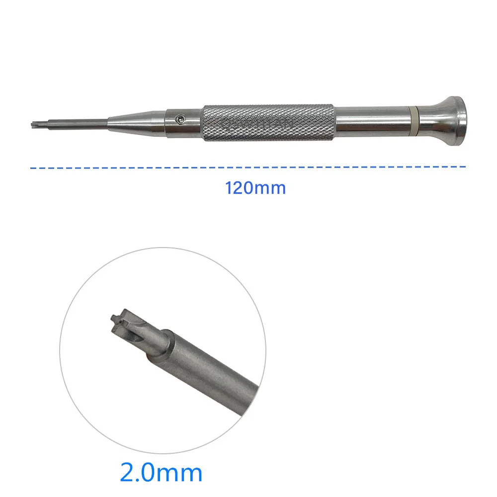 Cross-head Screwdriver  for ALPS Titanium Leather Stud 1.1mm Screw Cross Screwdriver Stainless Steel