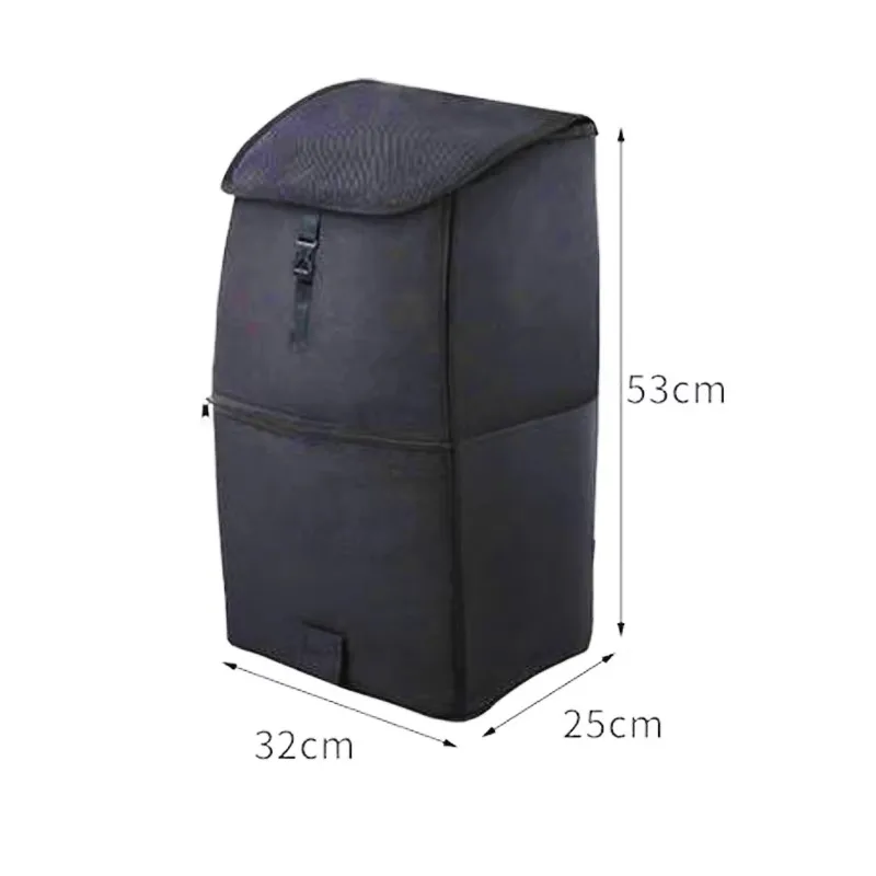 Heavy Duty Foldable Shopping Trolley, 50KG Load Aluminum Alloy Frame, 600D Oxford Bag, Air Tires & Reinforced Base