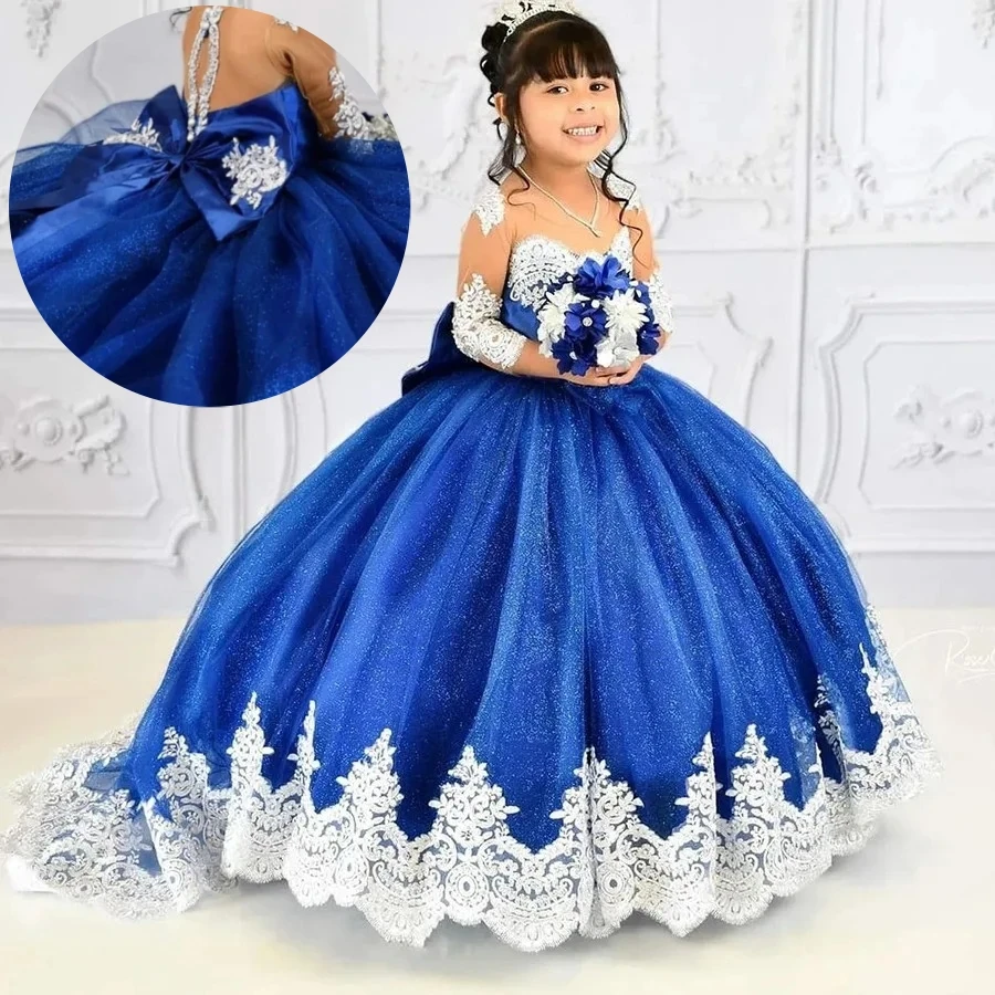 

Элегантное фиолетовое платье с цветочным узором для девочек, детское платье с прозрачными рукавами для девочек на день рождения, свадебные платья, вечерние бальные платья для первого причастия