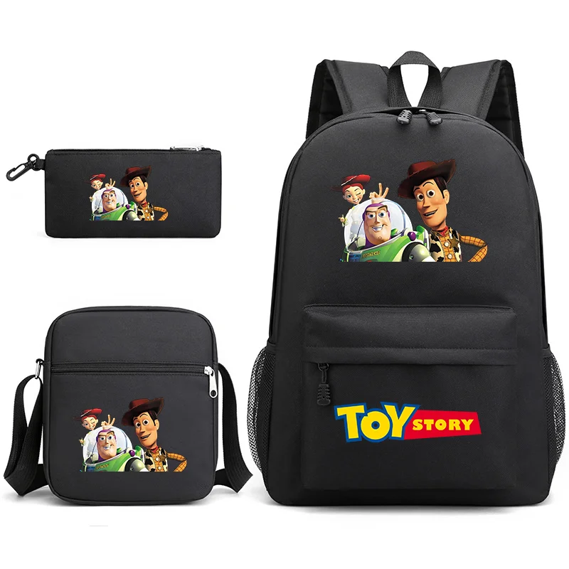 3pcs Disney Toy Story Woody Bookbag Kids Backpack Boys Girls School bags Daily Backpacks Mochilas Shoulder Bag Set