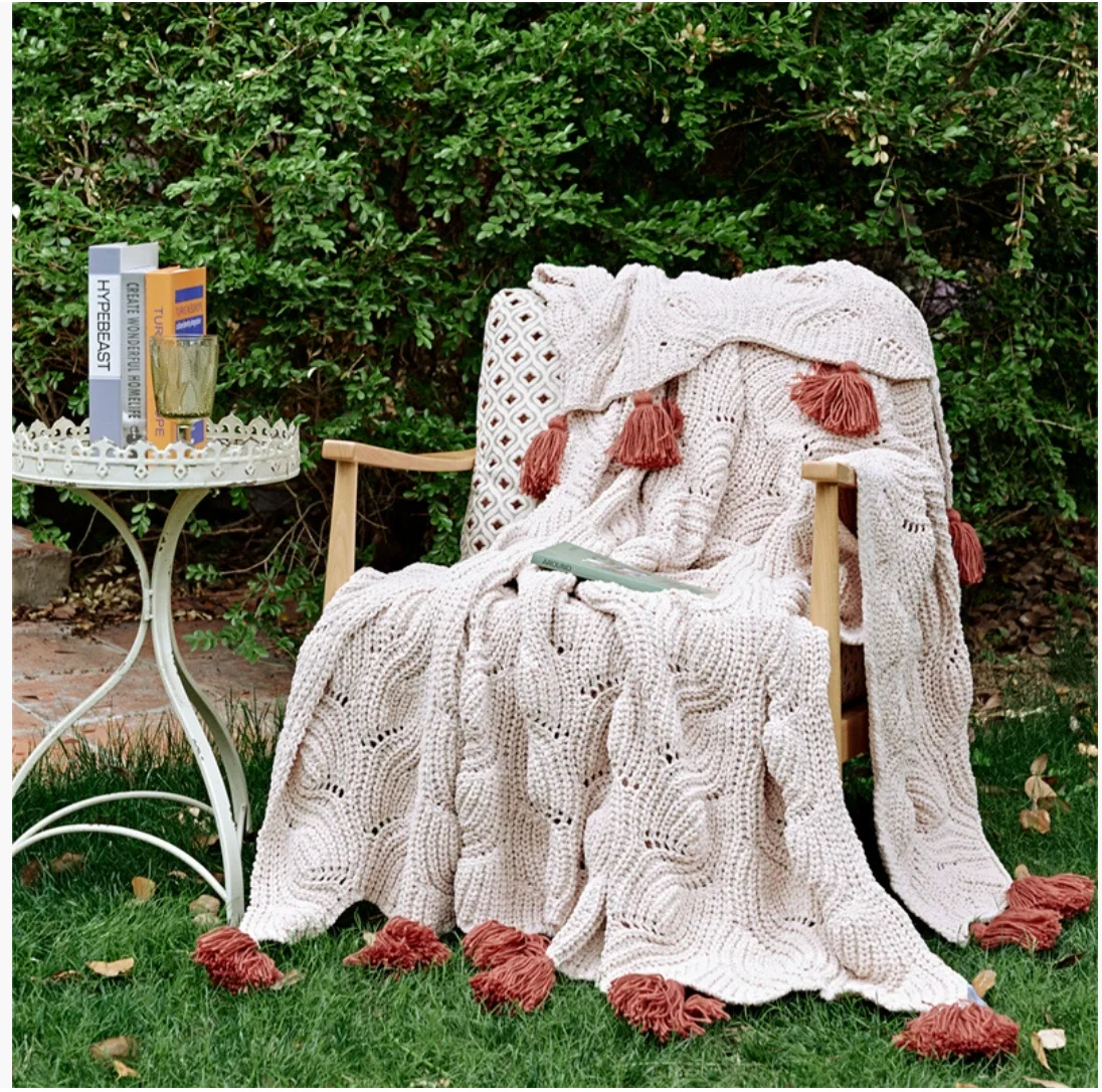 new-cute-ball-chenille-home-soft-casual-blanket-office-nap-blanket-knitted-sofa-blanket-pillowcase-bed-end-blanket