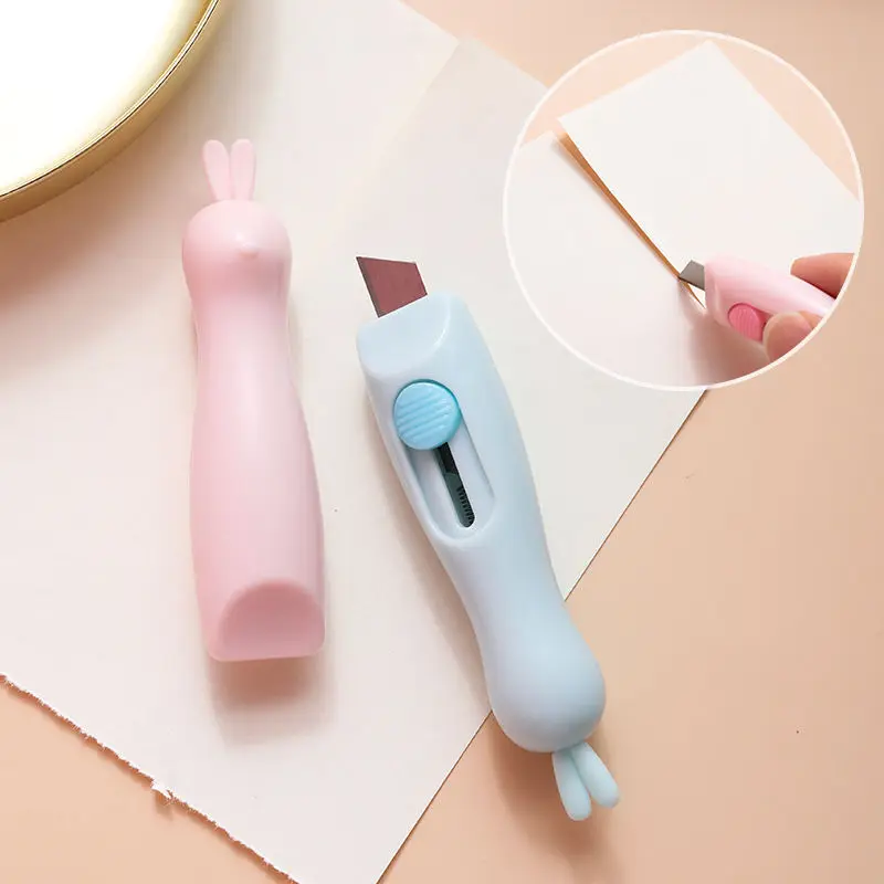 Cloud Utility Knife Mini Portable Paper Express Unpacking Envelope Office Cutting  Art Cutter Rabbit Stationery 6*4cm