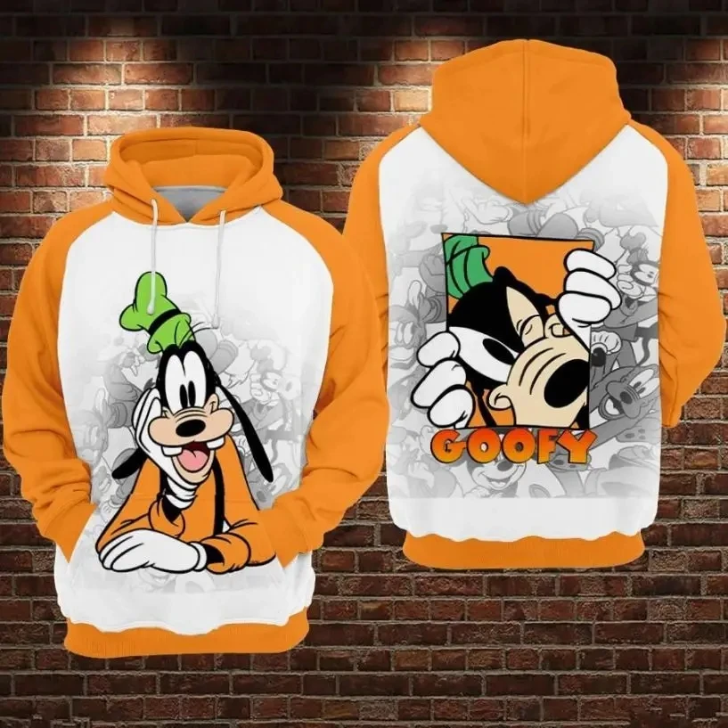 

Homens e mulheres Pateta Disney 3D impressão Casual Hoodie, moletom, pulôver