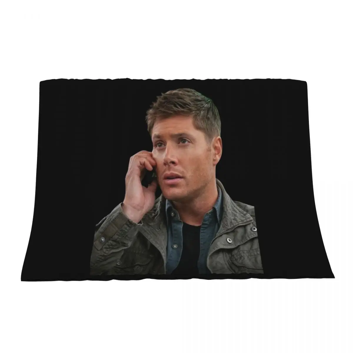 

Dean Winchester Candid Throw Blanket Extra Large Throw Giant Sofa funny gift halloween Blankets