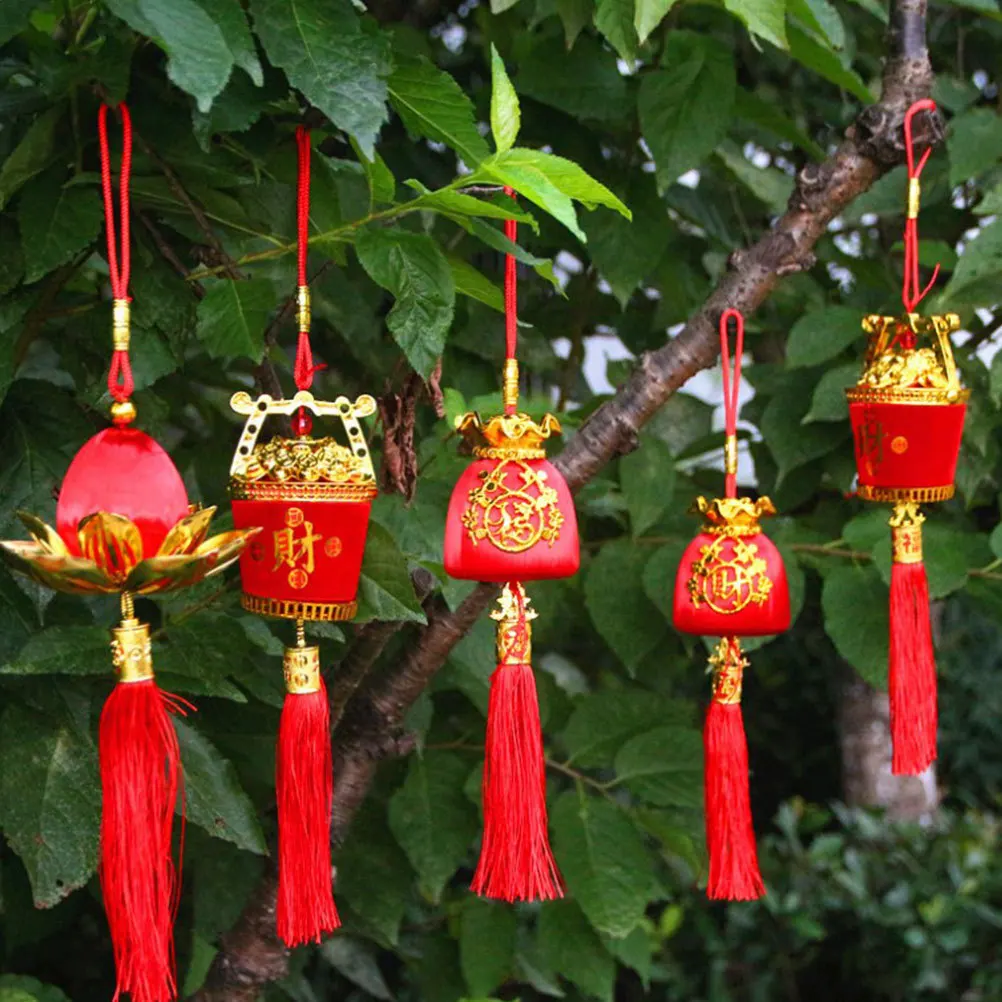 

Festive Hanging Ornament for Chinese New Year Decorations Traditional Lantern Pendant Home Office Door Wall Lucky Gift