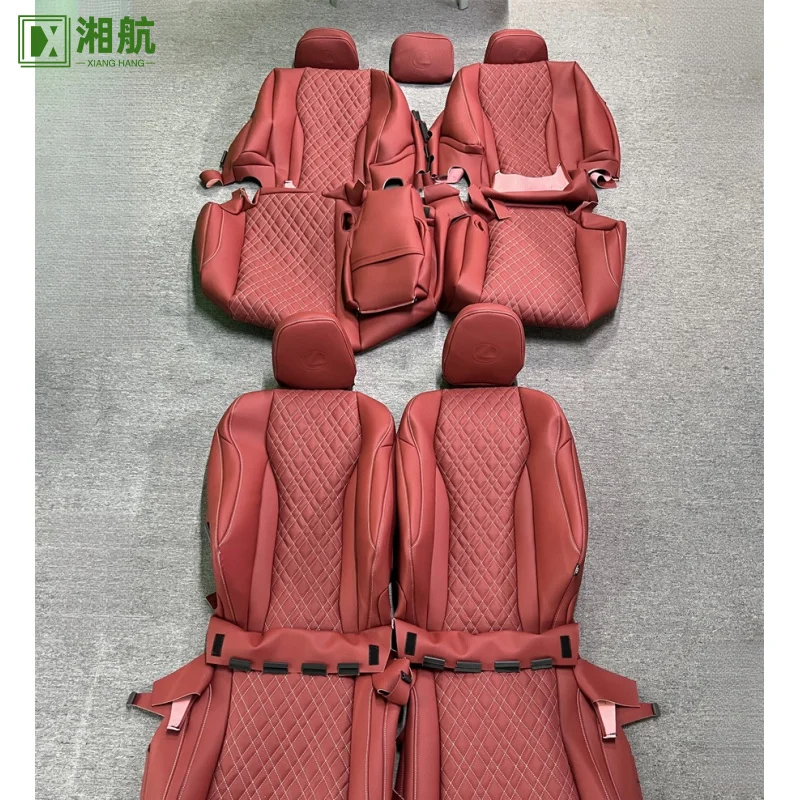Suitablefor Lexus ILuxury Genuine Leather Middle Part 5-Seaters Custom Fit Series Car Front Rear Seat Kits Covers Cushion