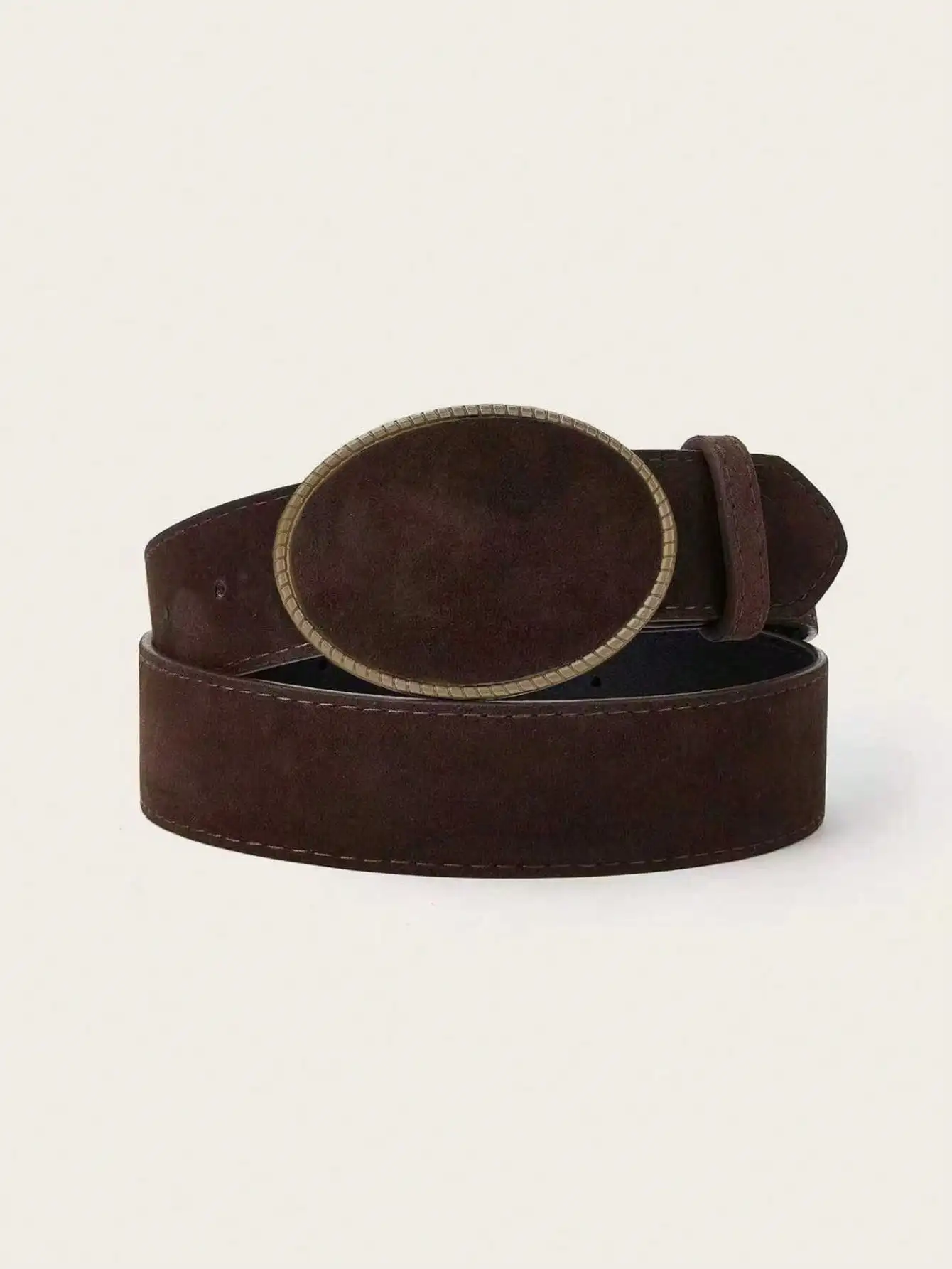 

1pc Women's Retro Bull Head Buckle Belt, Classic Embossed PU Leather Fashion Accessory, Western Style Waist Belt Suitable For Dates, Parties, Daily Wear