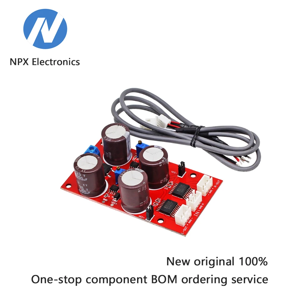 

Плата небалансированного и сбалансированного предусилителя DRV134 для двухканального использования с возможностью перепадающего входа