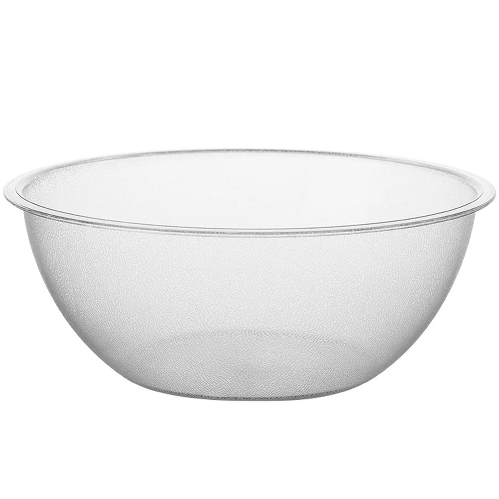 

Plastic Mixing Bowl for Salad Soup Vegetable Seasoning Kitchen Use Heat Resistant Dish Basin Hot Pot Party Buffet