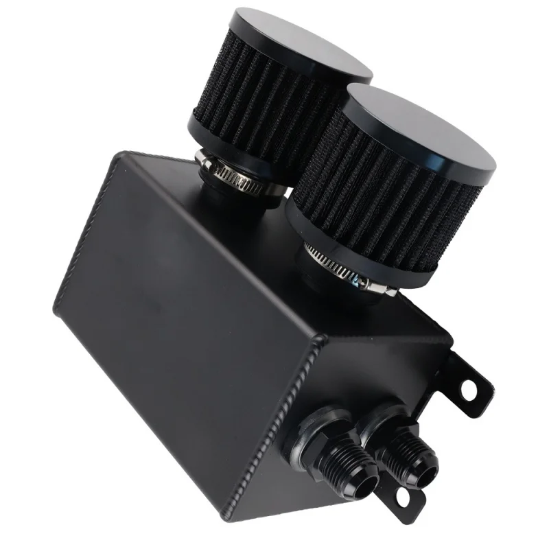 عرض ساخن عبر الحدودAN10 وعاء زيت المحرك قابل للتنفس 1.2L خزان وقود المحرك مادة الألومنيوم مع فلتر يربك مزدوج