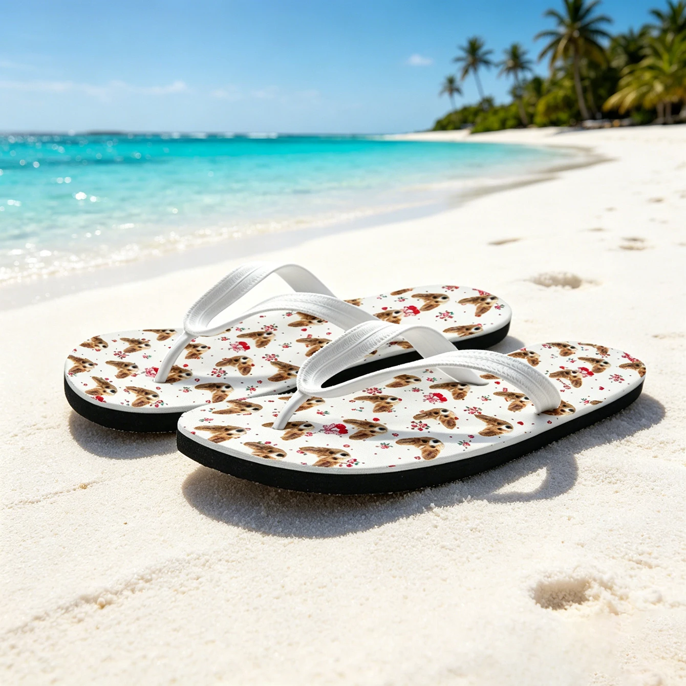 Customized fun men's and women's flip flops gifts  photo flip flops gifts  brides wedding gifts