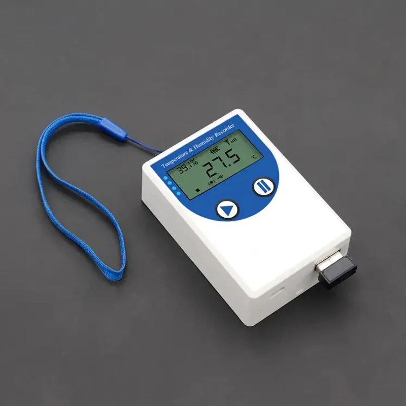 waterproof display temperature humidity recorder usb temperature logger with input recorder