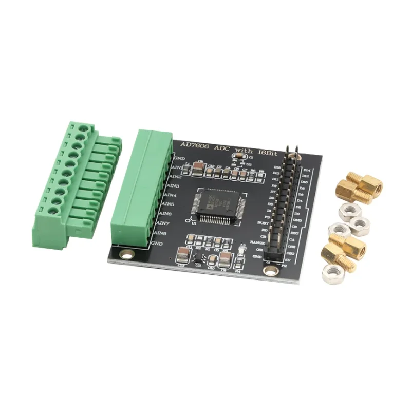 AD7606 multi-channel AD data acquisition module 16-bit ADC 8-channel synchronous voltage sampling, 200KHz