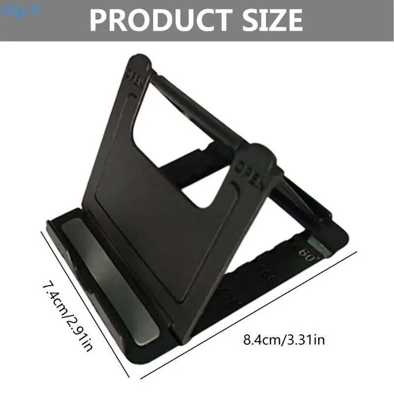 Tabletop Phone Tablet Stand Multiple Adjustable Cellphone Cradles Desk Holder Mount Foldable Stand for Video Live R2LB