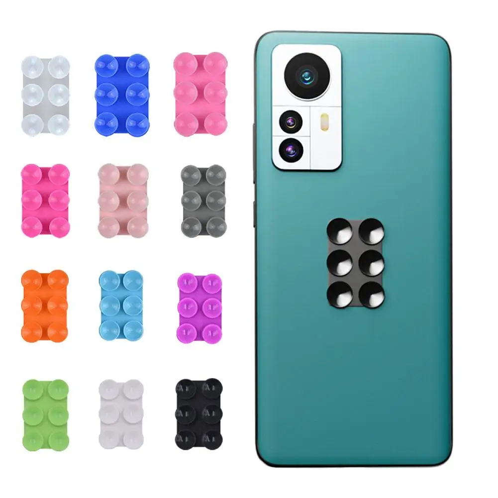 

Single-Sided Silicone Suction Cup Phone Case Detachable Stand For Hands-Free Selfies And Videos Just Use For Smooth Glass D5Y8