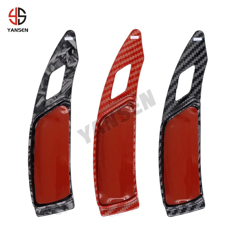 푸조 508 5008 308 3008 208 2008 GT SW 용 탄소 섬유 자동차 스티어링 휠 시프트 패들 확장 시프터