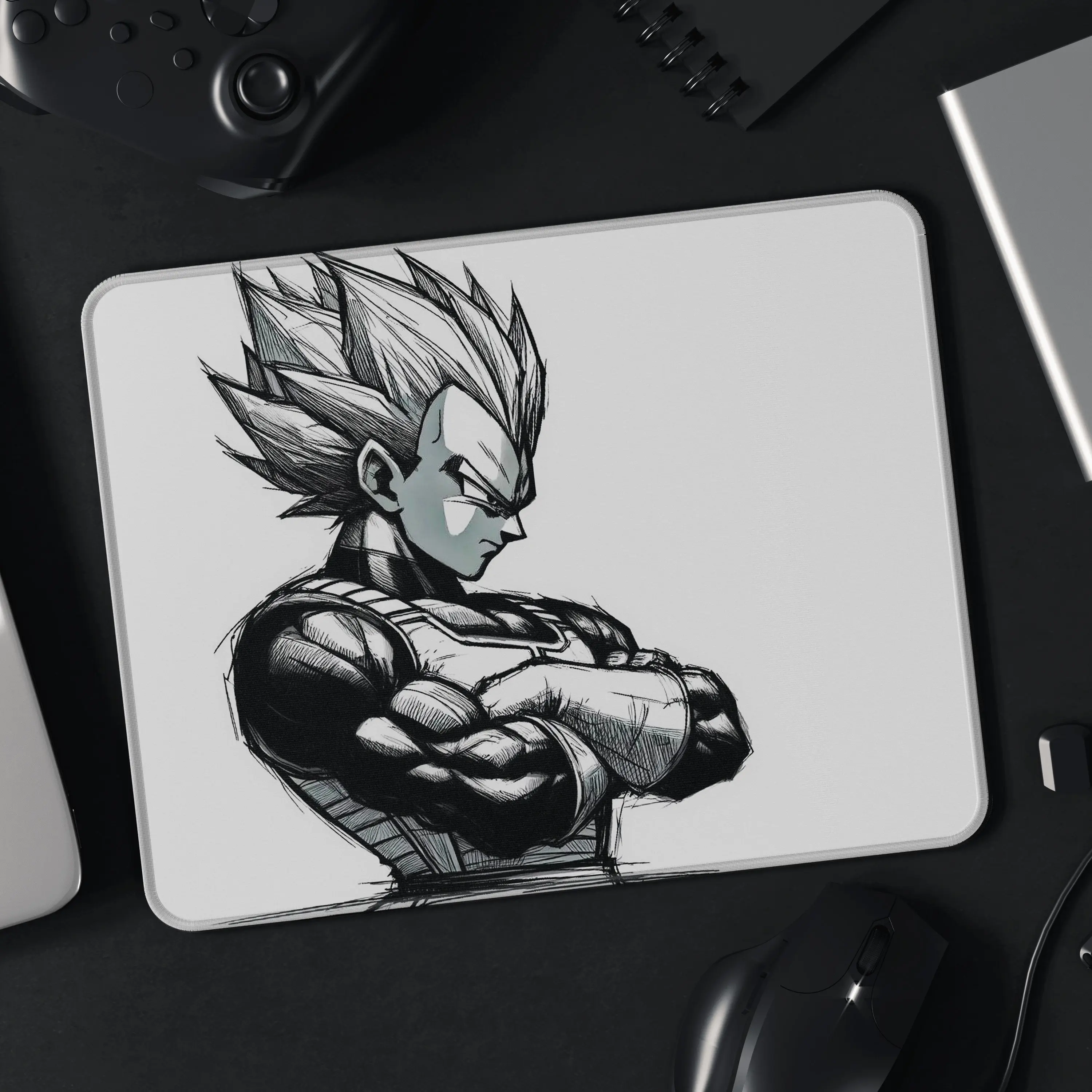 Boys Office High Definition Animation Dragon Ball Printing Leather Mouse Pad New Son Goku Game Gaming Mouse Pad Vegeta Table Mat view 3