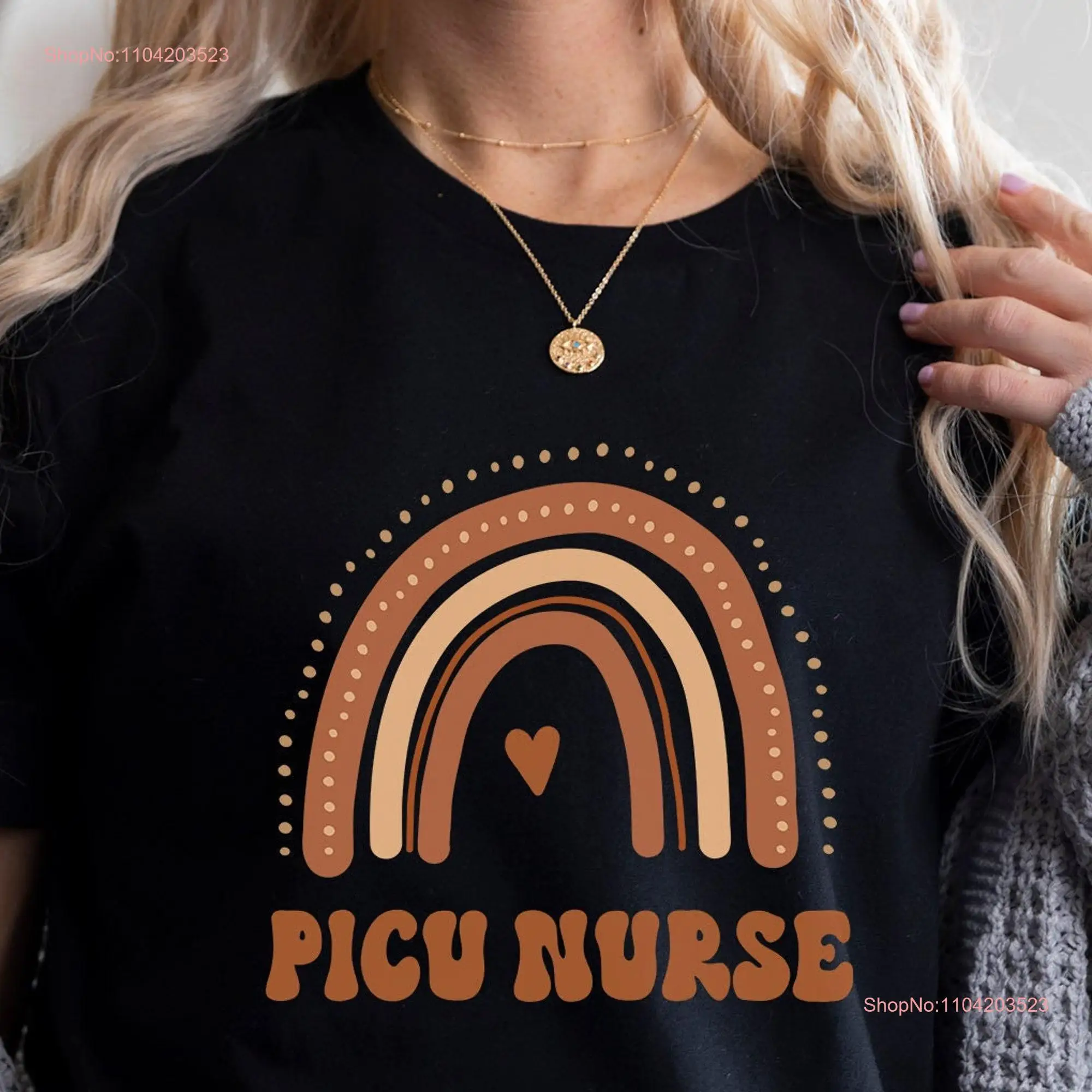 Rainbow Picu Nurse T Shirt Practitioner Graduation For Nursing Student Pediatric Intensive Care Unit