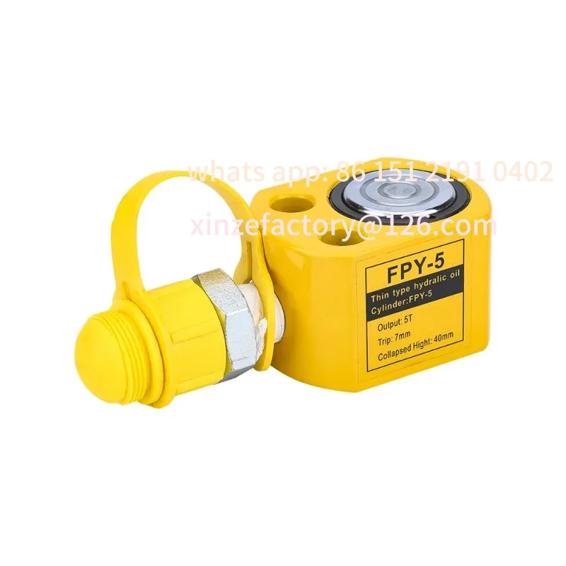 Customizable Ultra Thin Hydraulic Jack  Capacity Compact For Construction Bridge Engineering
