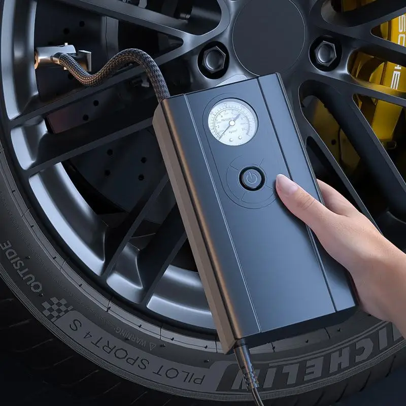 ST 9622 DC12V Cordless Tire Inflator Digital Display Air Pump Built In Emergency Light Portable Vehicle Tyre Air Compressor Tool