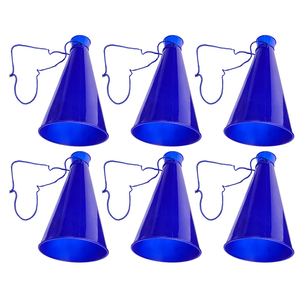 6pcs Cheering Prop Noise Maker Portable Accessories For Fans Party Noise Maker Supplies Megaphones Speaker Football Horn