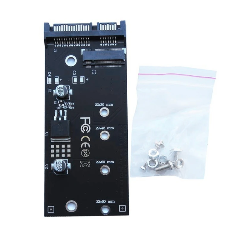 

SATA3.0 22Pin to M.2 SSD Adapter M.2 Expansion Card for B key/(B+M) key M.2 NGFF SSD 2242/2260/2280