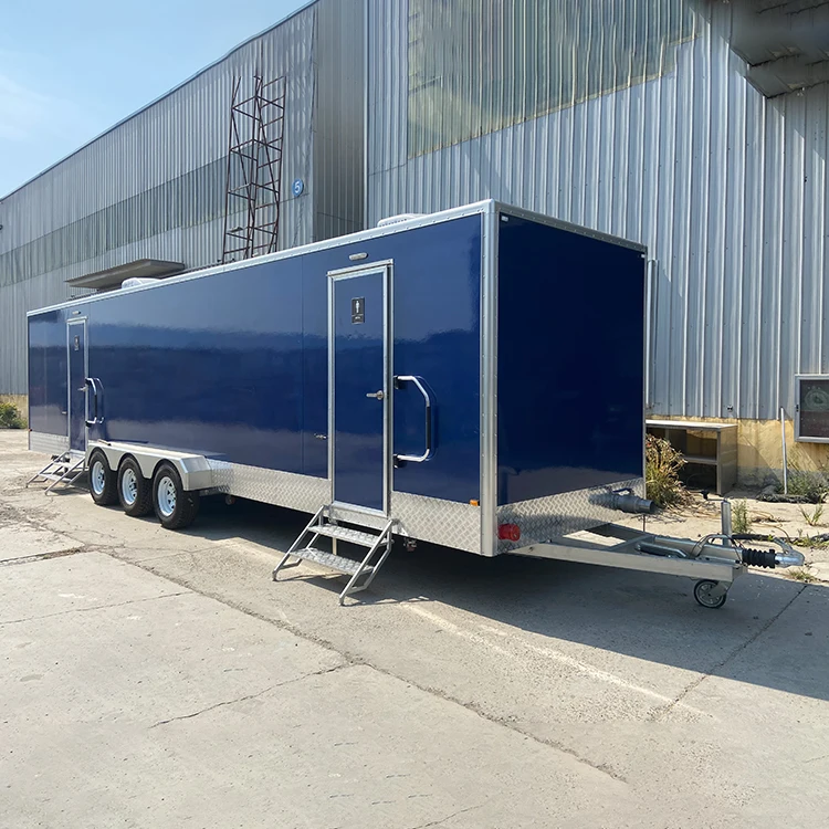 Factory Price Custom Mobile Toilet Trailer Mobile Bathroom Trailer