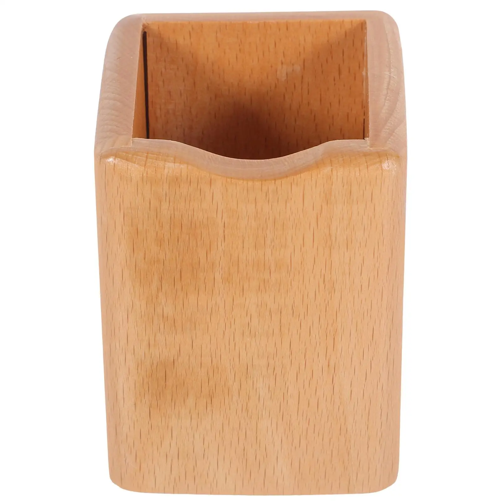 

Wooden Pen Holder Simple Style Pencil Holders Desktop Lead Pencils for Multifunction Cup