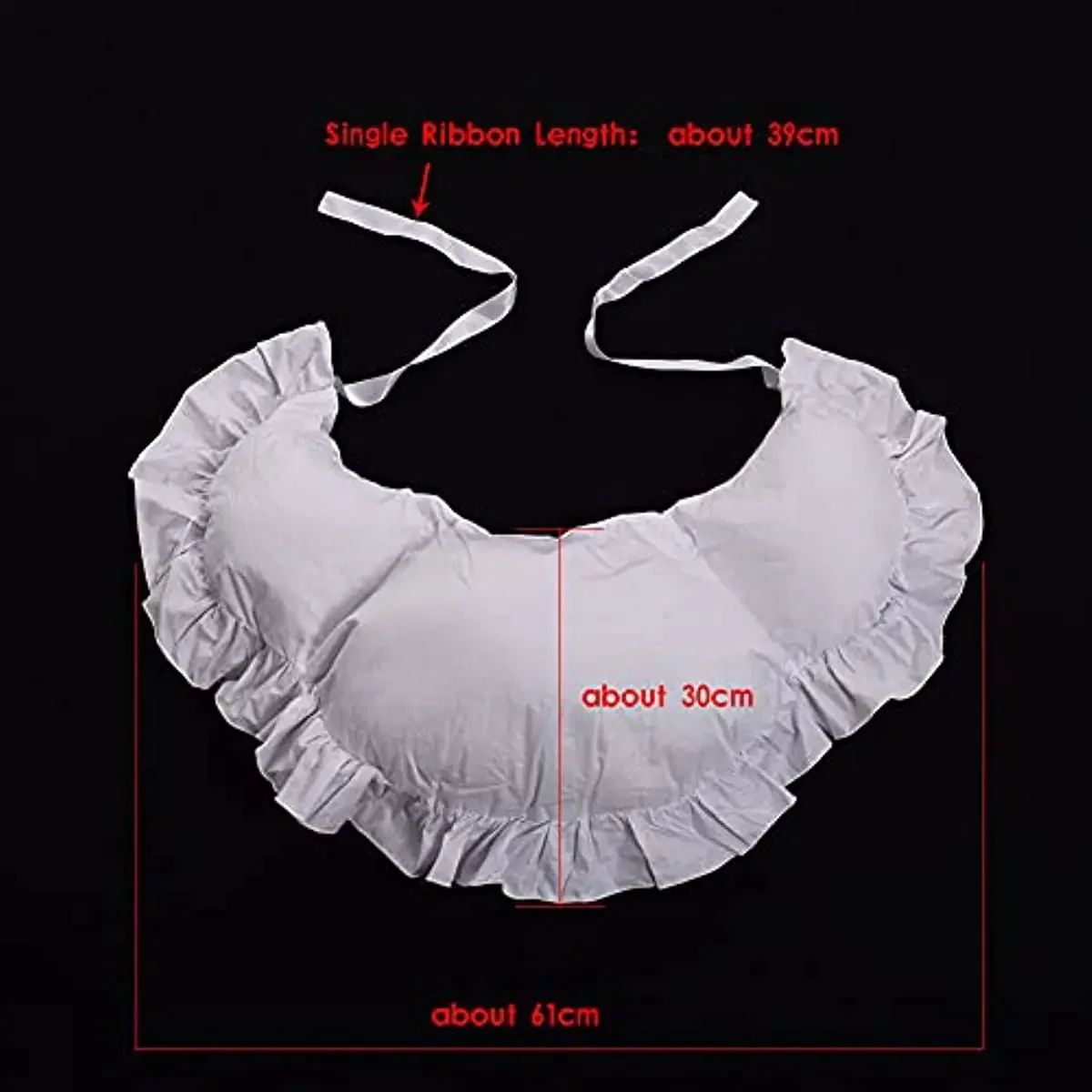 Bustle Pad Crinoline White Bum Roll Petticoat Victorian Renaissance Pannier Ball Dress Gown Cosplay