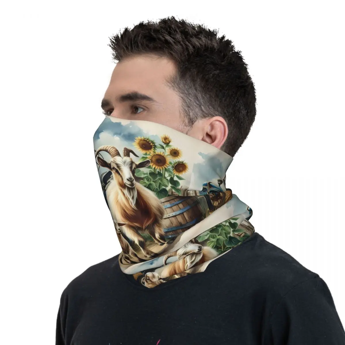 Donkey Scarf Neckerchief Neck Face Mask Polyester