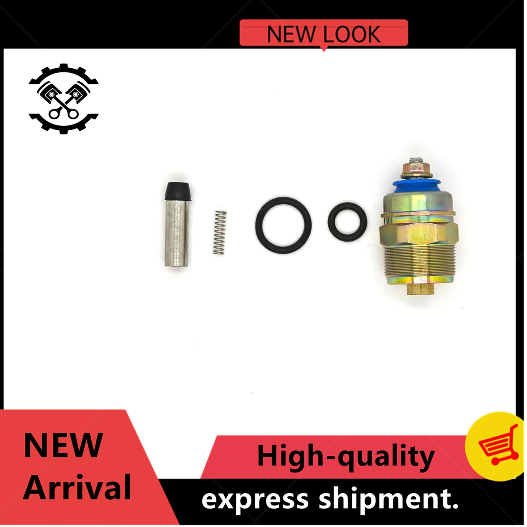 

0330001015 Monark 12V/24V Solenoid Valve for Bosch Ve Distributor-Injection Pump Shut-Off Valve